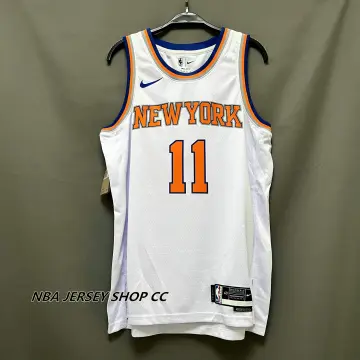 New York Knicks No11 Frank Ntilikina Home White New Swingman Stitched NBA Jersey