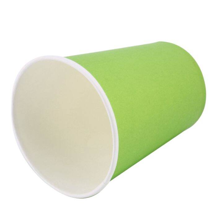 20-paper-cups-9oz-plain-solid-colours-birthday-party-tableware-catering-red