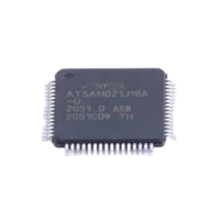 1-10Pcs 100% New   ATSAMD21J18A-AU ATSAMD21J18AU ATSAMD21J18 TQFP-64 TQFP64 Brand New Original Chips Ic