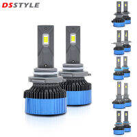 DSstyles หลอดไฟไฟหน้ารถมอเตอร์ไซค์แบบ LED P12 300W 60000LM 6000K ชุดแปลงซูเปอร์ไฟหน้าสว่าง IP68กระเป๋าเป้กันน้ำ2ชิ้น