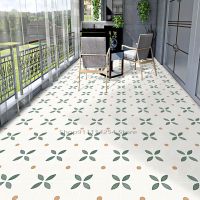 【cw】 Vinyl Pattern Floor Stickers adhesive Wallpaper Non slip Sticker