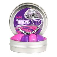 Crazy Aaron s Thinking Putty รุ่นเปลี่ยนสีตามอุณหภูมิ Amethyst Blush กระปุกเล็ก ดินน้ำมันวิทยาศาสตร์ ไม่ใช่สไลม์ ปลอดภัย มี มอก. ไม่มีวันแห้ง ฝึกจินตนาการ