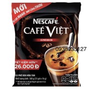 Q1 -HÀNG SẴN GIAO NGAY NESCAFE - CAFE VIỆT HOÀ TAN ĐEN ĐÁ Bịch 35 gói x 16