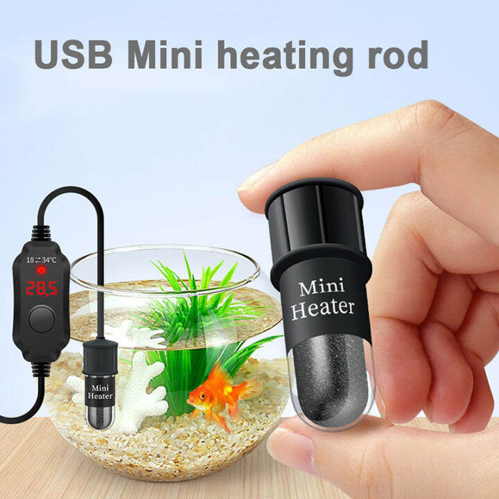 Cyang Mini Aquarium heating rod Fish Tank Aquarium Heater Submersible