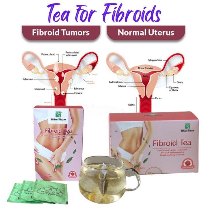 20 teabags Fibroid Tea Anti Inflammation Shrink Fibroid Dissolve Uterine Myomas Treats Ovarian