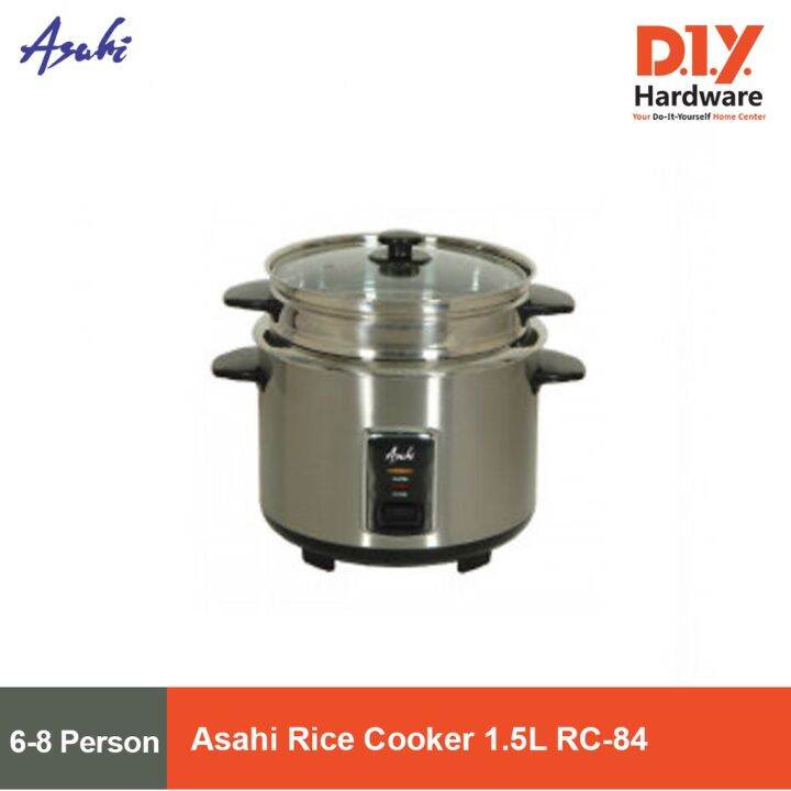 Asahi Rice Cooker 1.5L Rc84 Diy Hardware Lazada PH
