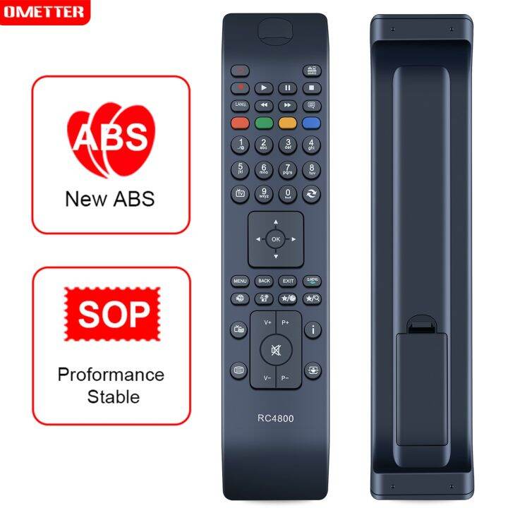 AULCMEET Telecomando Sostitutivo RC4900/RC4800 Per Telefunken TFL325070B, TFL32HD3801B