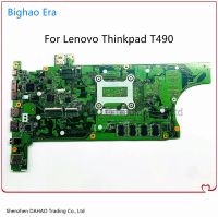 T490 Motherboard For Lenovo Thinkpad T490 T590 Laptop Motherboard NM-B901 With I7-8565U/8665U CPU 8GB-RAM 100% Fully Tested