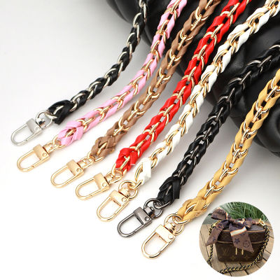 Trendy Bag Chain New Bag Accessories Metal Bag Chain Leather Piercing Chain Oblique O-shaped Chain
