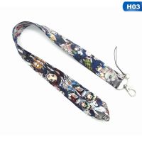 【SALE】 anskukducha1981 Demon Slayer: Kimetsu No Yaiba Lanyards เย็นสายคล้องคอโทรศัพท์คีย์ ID ผู้ถือบัตรเชือกเส้นเล็กสำหรับกุญแจแขวนเชือกสายคล้อง