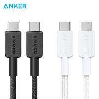Anker 322 USB-C USB-C แบบ Type-C ถึง C สายเคเบิลข้อมูล Android 60WPD สำหรับคอมพิวเตอร์ Apple Mac ที่ชาร์จเร็ว A81F5