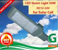 (เฉพาะโคม) โคมไฟถนนสำหรับโซล่าเซลล์ 50W DC12-24V (Waterproof ultra-thin LED Street Outdoor Garden Light 50W for Solar Cell)