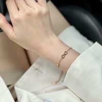 Triplets infinity blink 14k bracelet. (ข้อมือ ตัวเรือนชุบ 14k (สแตนเลส) สวย ทน โดนน้ำหอม ใส่ล้างจาน ใช้เจลแอลกอฮอลล์ได้