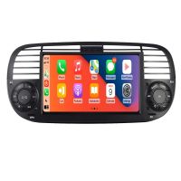 Carplay เครื่องเล่นมัลติมีเดียดีวีดีในรถยนต์แอนดรอยด์11 Quad Core สำหรับ FIAT วิทยุ500 GPS DPS ควบคุมพวงมาลัยบังคับบลูทูธ3G