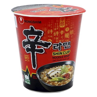 มาม่าเกาหลี Nong Shim Shin Ramyun Noodle Soup Cup 68g