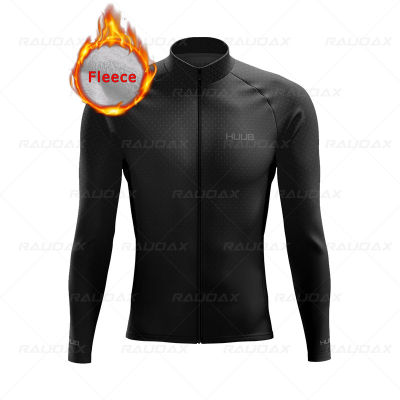 HUUB Cycling Jersey Newest Winter Fleece Cycling Clothes Maillot Ropa Ciclismo Mens Long Sleeves outdoor Warm bike Clothes