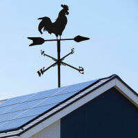 Bens Store โลหะ Weathervane พร้อมเครื่องประดับรูปไก่,สวน Weather Vane Professional เครื่องมือวัดเสาสนามหญ้า Roof Mount