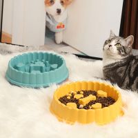 [Fast delivery]High quality OUDING PET pet cat large dog dog food bowl non-slip anti-choking oversized slow food dog bowl