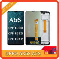 LCDC19นิ้วสำหรับ OPPO AX5S A5S PH20/1909/1912เซ็นเซอร์ดิจิไทเซอร์หน้าจอสัมผัสแสดงการประกอบชิ้นส่วนแก้วหน้าจอสัมผัส