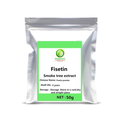 อาหารเสริม fisetin ผง fisetin สารสกัดจาก98% 1000กรัม gratis ongkir บริสุทธิ์