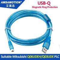 {:”》 USB-Q เหมาะกับมิตซูบิชิคิวซีรีย์สายลงโปรแกรม USB-Q06UDEH USB Q03UDE ไปยังมินิพอร์ตดาวน์โหลดสายเคเบิล