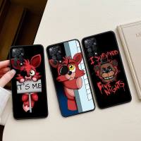 1เคสโทรศัพท์การ์ตูนจิ้งจอก Fnaf ตุ๊กตาจิ้งจอกสำหรับ Redmi Note 11E 11 10 9 Pro K20 9A เคสซิลิโคนแบบนิ่ม K40 K30