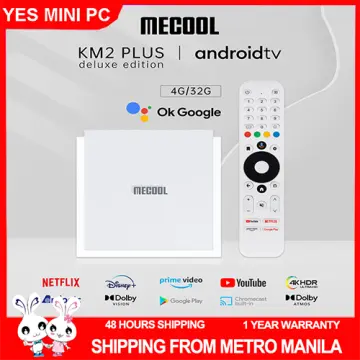MECOOL KM2 PLUS DELUXE Android 11 Certified TV BOX Google TV Dolby Vision  Atmos 4GB DDR4 32GB 1000M LAN WIFI 6 4K Stream TVBOX - AliExpress