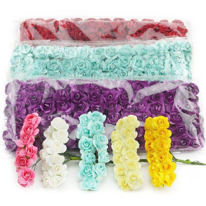 Mini Bouquet Flowers Decoration  Flowers Artificial Small Mini