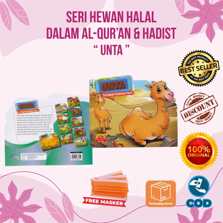 Buku Cerita Anak Islami Bergambar | Cergam Seri Hewan Halal Dalam Al ...