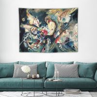 House Tapestry Wassily Kandinsky Troubled Custom Tapestry Bedroom Organization and Decoration Myth Cloth Home Decoration