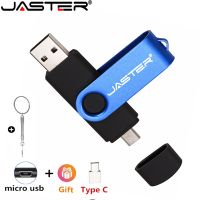 JASTER High Speed USB 2.0 OTG Pen Drive 16G 32GB 64GB Pen Drive Flash Disk 3 in 1 for Android SmartPhone/PC TYPE-C Student gifts