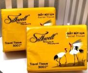 Giấy rút lụa Silkwell Facial Tissue 3 lớp bỏ túi siêu mềm mịn kích thước