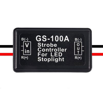 【CW】GS-100A Flash Strobe Blinking Controller Flasher Module for LED Brake Light Tail Stop Light 12-24V /3rd Brake Lights