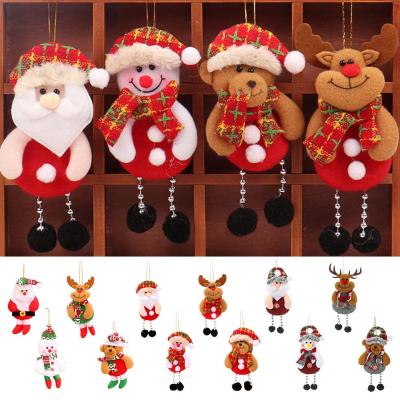 Christmas Plush Doll Ornaments Santa Claus Lovely Christmas 17*8cm Decoration O3Z3