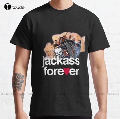 Jackass Forever Johnny Knoxville Jackass Classic T-Shirt Mens&nbsp;Tee&nbsp;Shirts Custom Aldult Teen Unisex Digital Printing Tee Shirts