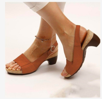 2021Work sandals Ladies Casual Sandals Large Size Medium Thick with Women Fashion Sandals Non-slip Comfortable Ladies Luxury Sandals