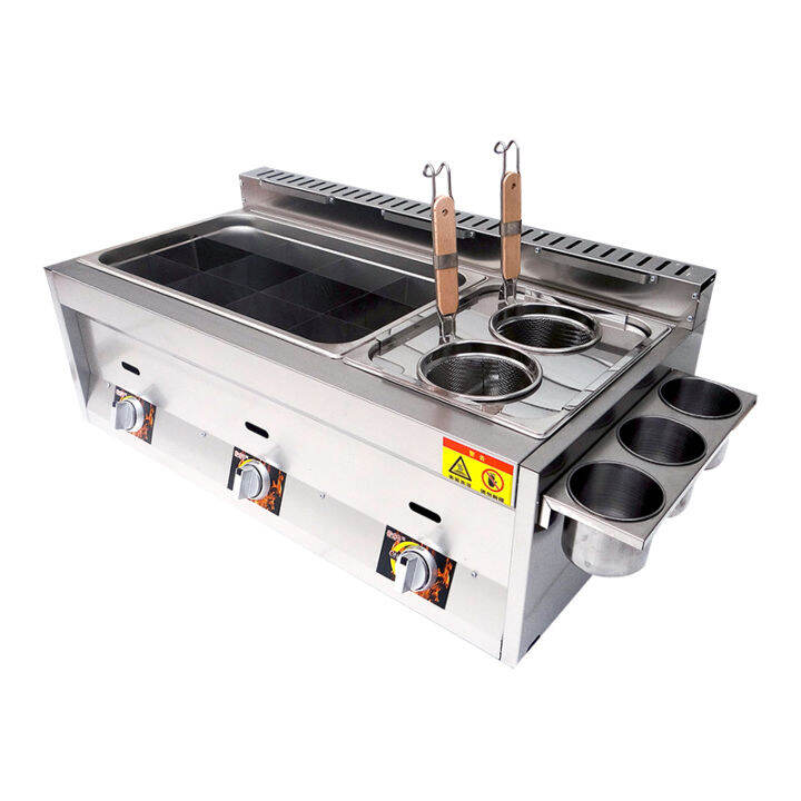 Commercial Gas Gas Frying Pan Deep Frying Pan French Fries Machine Deep