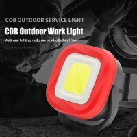 COB LED Emergency Work Light Portable Flashlight 4 Lighting Modes 2400mAh Rechargeable Outdoor Waterproof Tent Lamp With Magneti