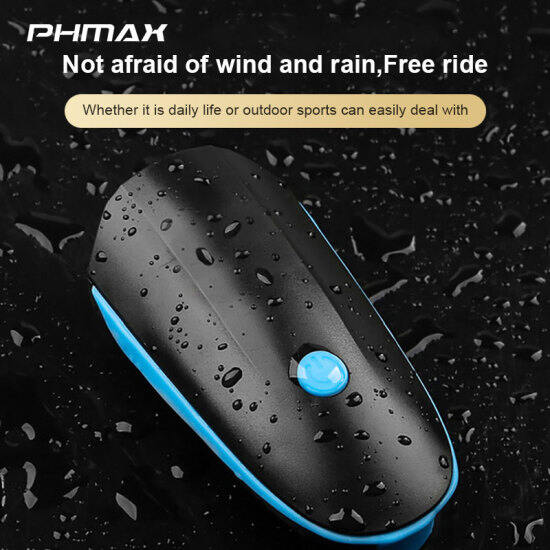 Phmax đèn xe đạp đèn còi xe đạp leo núi chống nước 1200mah sạc usb ipx5 - ảnh sản phẩm 4