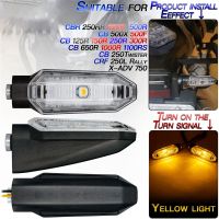 ไฟสัญญาณเลี้ยว LED รถจักรยานยนต์ไฟแสดงสถานะด้านข้างสำหรับ HONDA CB125/CBR650R /Cbf/X-ADV /Cb 150R 300R Cb/cb 1000R