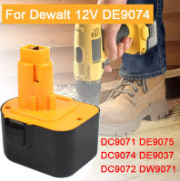 (มีในสต็อก) DE9071 12V สำหรับแบตเตอรี่ Dewalt 12V DW9072 DC9071 DE9037 3.5Ah DE9074 DE9075 152250-27 397745-01 PS130สว่านแบตเตอรี่ **