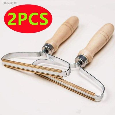 ◐♈ 2PCS Portable Pet Hair Remover Brush Manual Lint Roller sweaters Sofa Clothes for For Animals Dogs Cats Scrapers cleaning tools