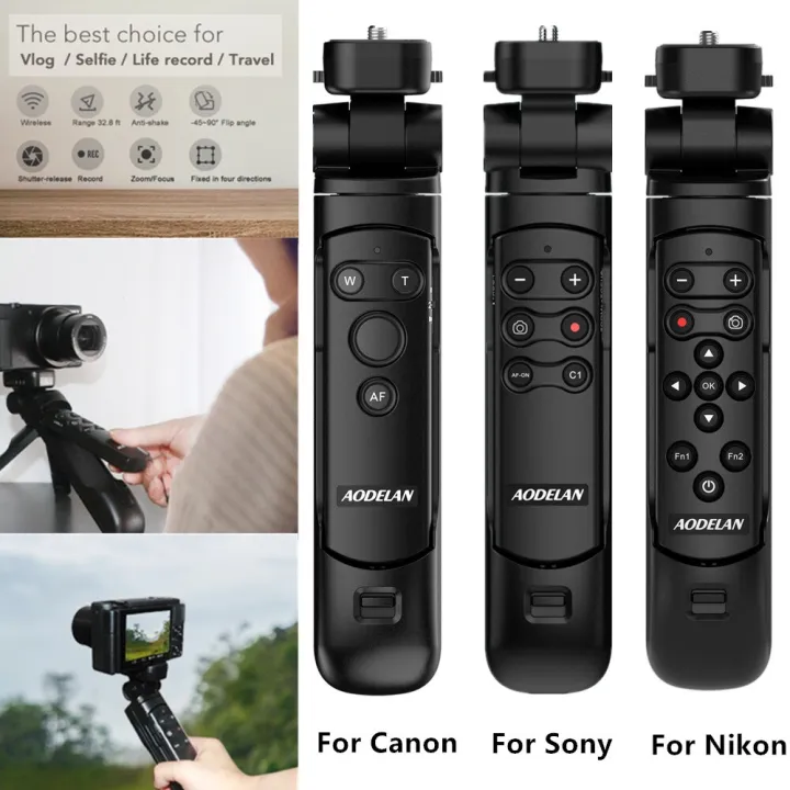 3 AODELAN Wireless Remote Control Grip Tripod For Sony ZVE10 A1 A7iv