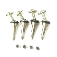 4Pcs Metal CVD Universal Joint Shaft with M2 Nut for Wltoys K969 K989 K979 P929 1/28 RC Car Upgrades Parts