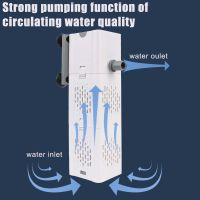 220V Aquarium Filter Pump Internal Water Pump Wave Maker Silent Fish Tank Submersible Air Pump Air Oxygen Aerator Clamps