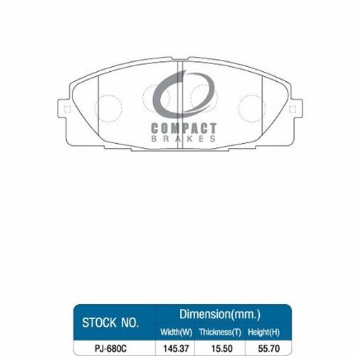 compact-nanomax-ผ้าเบรคหน้า-toyota-commuter-d4d-commutor-3-0-ปี-2004-dnx-680