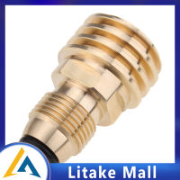 Pol To Qcc1 Valve Outdoor โพรเพนถังแก๊ส Conversion Connector Service Valve แปลงอะแดปเตอร์ทองเหลือง