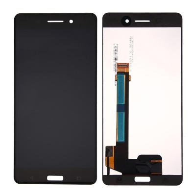(Iverson Beauty) หน้าจอ LCD TFT สำหรับ Nokia 6 TA-1000 TA-1003 TA-1021 TA-1025 TA-1033 TA-1039พร้อม Digitizer ประกอบเต็มตัวเครื่อง (สีดำ)