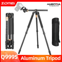 QZSD Q999H Aluminum Portable Travel Video Camera Tripod and Head SLR Digital SLR Camera