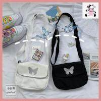 COD DSFERTEREERRE Korean ins Girl Messenger Bag Butterfly Canvas